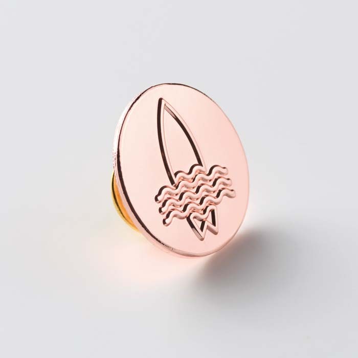 MPIN11 Pin's en fer sans émail, de forme personnalisée publicitaire personnalisé - vue 8