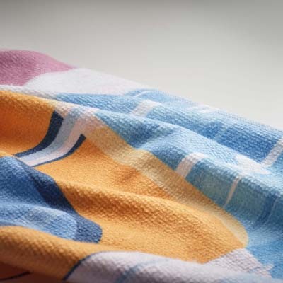 MT4011 Serviette de plage en polycoton imprimée en quadrichromie. publicitaire personnalisé - vue 8