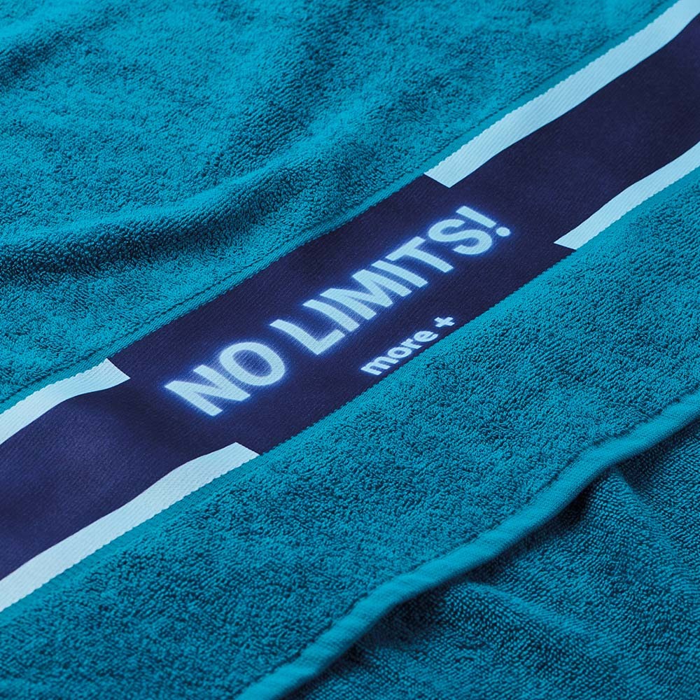 MT4015 Serviette de plage en coton avec bordure en polyester sublimé (350 ou 400 g/m²) publicitaire personnalisé - vue 8