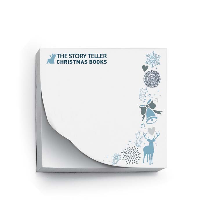 SN01 Bloc de 25-100 notes adhésives de forme carrée avec impression. publicitaire personnalisé - vue 8