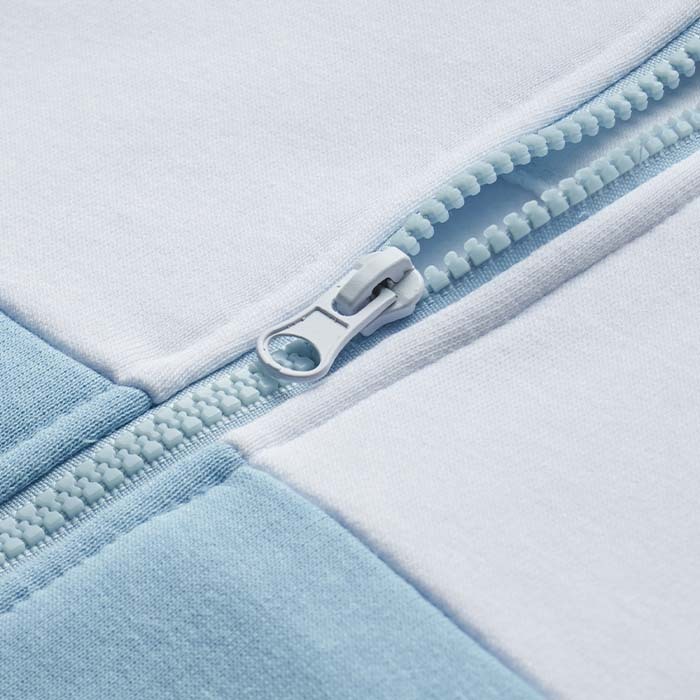 CG1014 Sweat à capuche zippé unisexe bicolore sur mesure coupe moderne. publicitaire personnalisé - vue 9