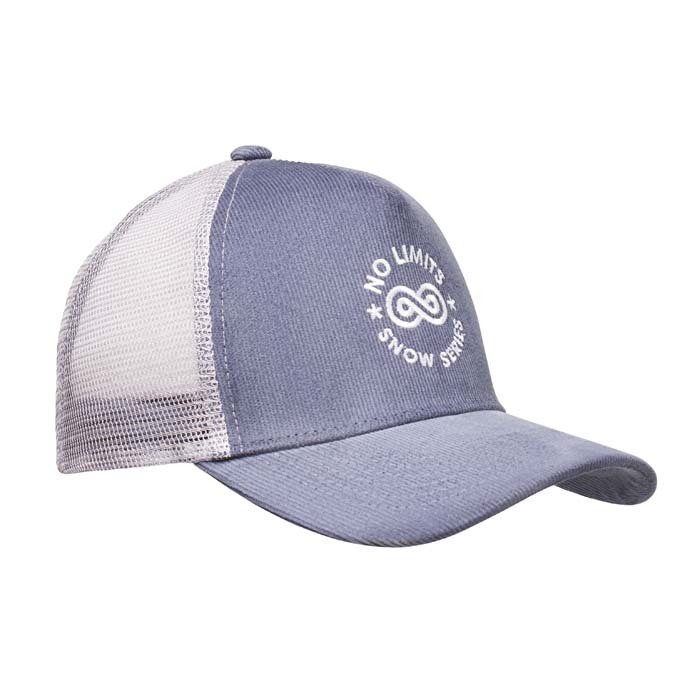 MH2209 Casquette trucker à 5 panneaux en polyester velours côtelé. publicitaire personnalisé - vue 9