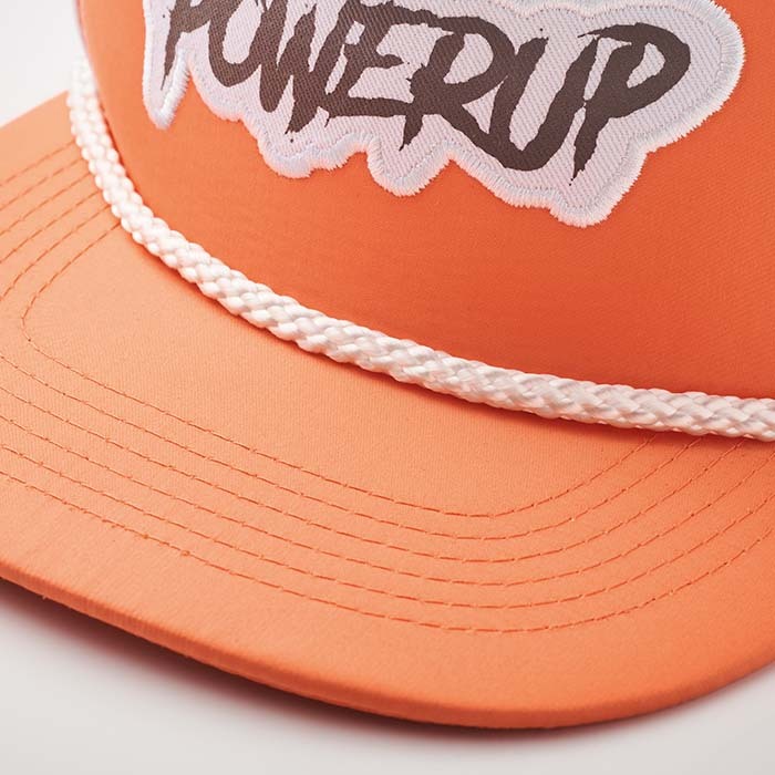 MH2327 Visière plate en pongé léger. Dos en maille perforée et cordon de couleur con... publicitaire personnalisé - vue 9