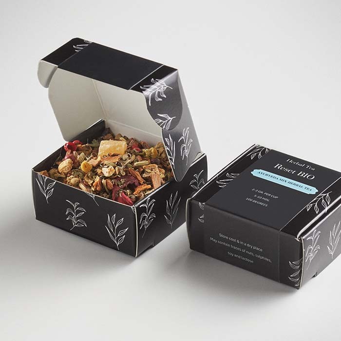 MI4005 coffret cadeau de 3 thés zen et barres chocolatées publicitaire personnalisé - vue 9