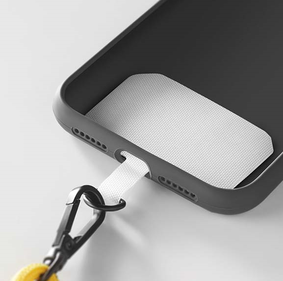 ML1059 Cordon porte-téléphone bandoulière avec logo 1 couleur sur la boucle. publicitaire personnalisé - vue 9