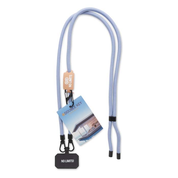 ML1079 Cordon porte téléphone crossbody avec mousqueton en option. publicitaire personnalisé - vue 9