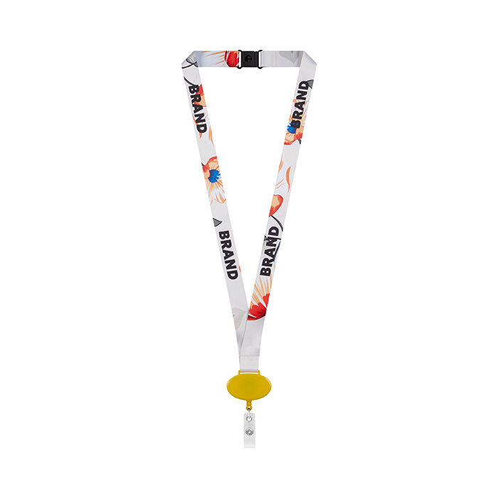 ML1168 Cordon de sublimation en polyester avec enrouleur de badge ovale. publicitaire personnalisé - vue 9