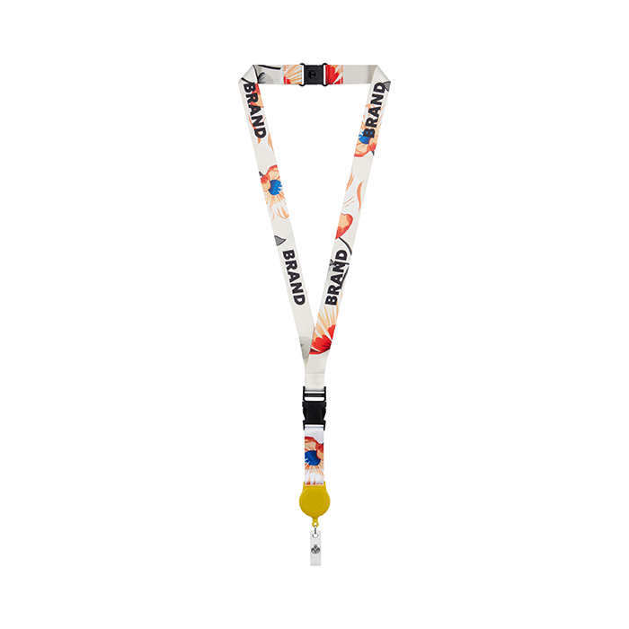 ML1264 Enrouleur de badge détachable en polyester sublimé. publicitaire personnalisé - vue 9