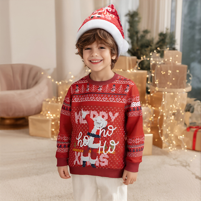 SG1036 Pull-over de Noël unisexe imprimé dans votre design unique en couleur (image ... publicitaire personnalisé - vue 9