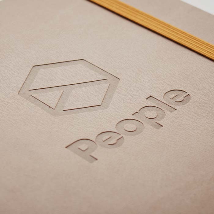 SOPUA5 Cahier A5 à couverture souple en cuir PU avec avec feuilles personnalisées. publicitaire personnalisé - vue 9